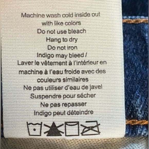 NEW w/o Tags Rag & Bone Wren High-Rise Slim Straight Jean Raw Hem Size 26 - Picture 12 of 16